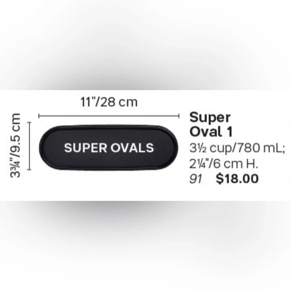Tupperware Modular Mates Super Oval 1 - Picture 2 of 2